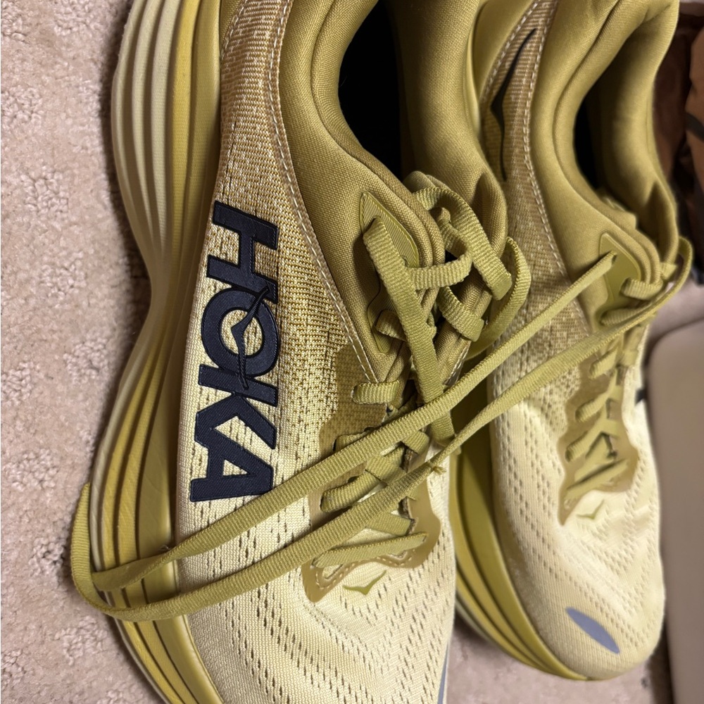 Hoka Celery Colored Bondi 8 Shoes